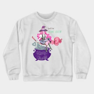 Making home brew (farts) Crewneck Sweatshirt